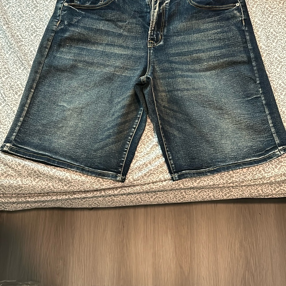 Men's Blue Jean Shorts
